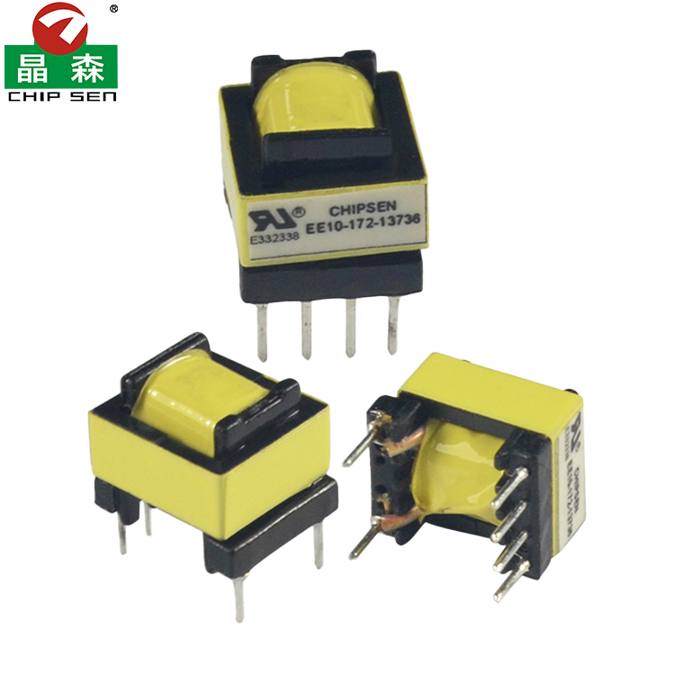 EE10 4+2 Pin 臥式高頻變壓器